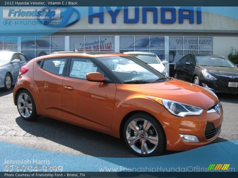 Vitamin C / Black 2012 Hyundai Veloster