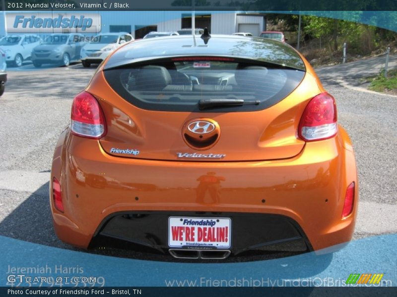 Vitamin C / Black 2012 Hyundai Veloster