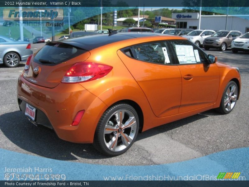 Vitamin C / Black 2012 Hyundai Veloster