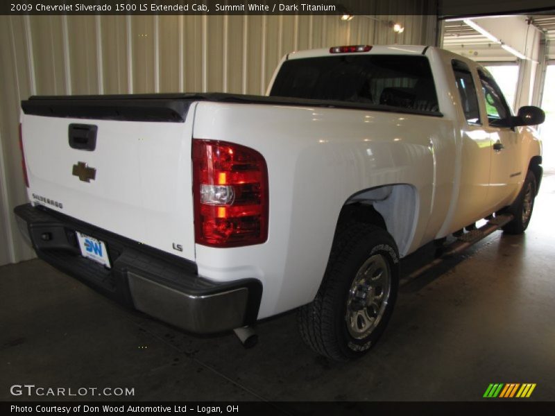 Summit White / Dark Titanium 2009 Chevrolet Silverado 1500 LS Extended Cab