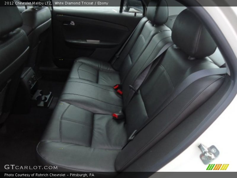 White Diamond Tricoat / Ebony 2012 Chevrolet Malibu LTZ