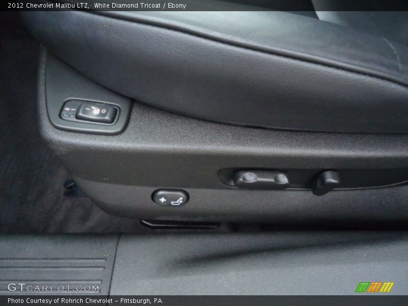 White Diamond Tricoat / Ebony 2012 Chevrolet Malibu LTZ
