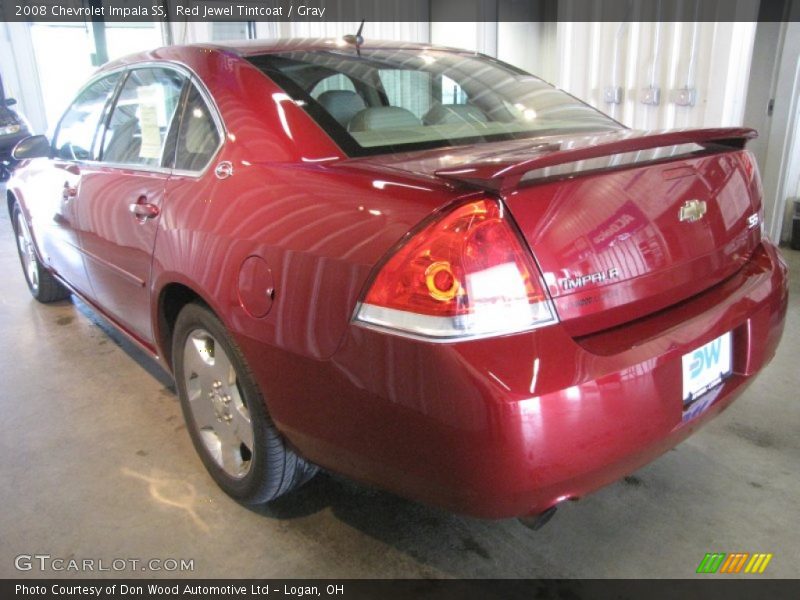 Red Jewel Tintcoat / Gray 2008 Chevrolet Impala SS