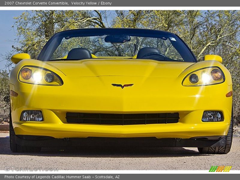  2007 Corvette Convertible Velocity Yellow