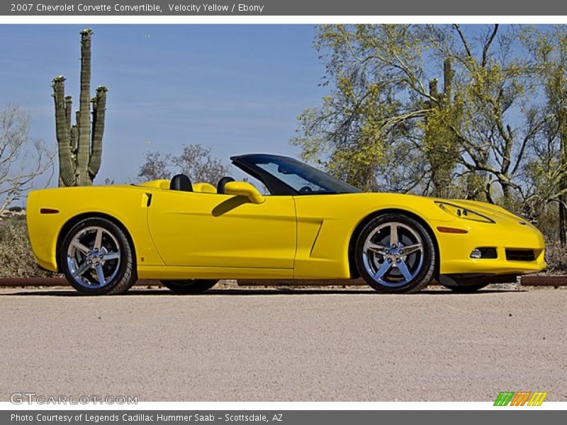  2007 Corvette Convertible Velocity Yellow