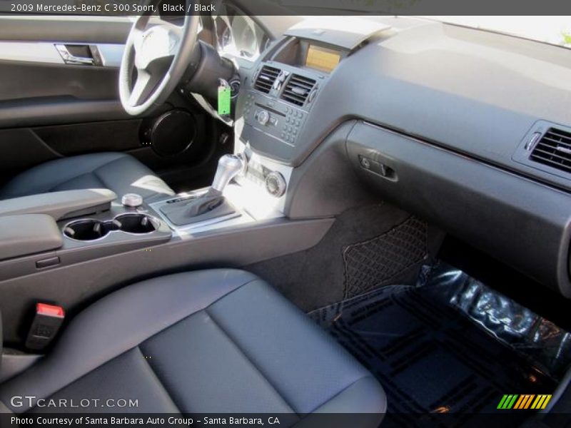 Black / Black 2009 Mercedes-Benz C 300 Sport