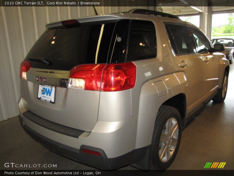 Gold Mist Metallic / Brownstone 2010 GMC Terrain SLT