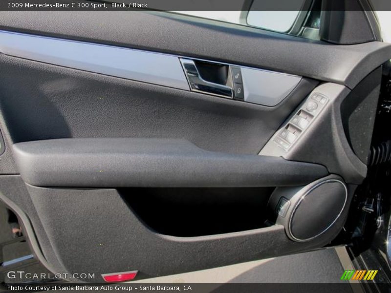 Black / Black 2009 Mercedes-Benz C 300 Sport