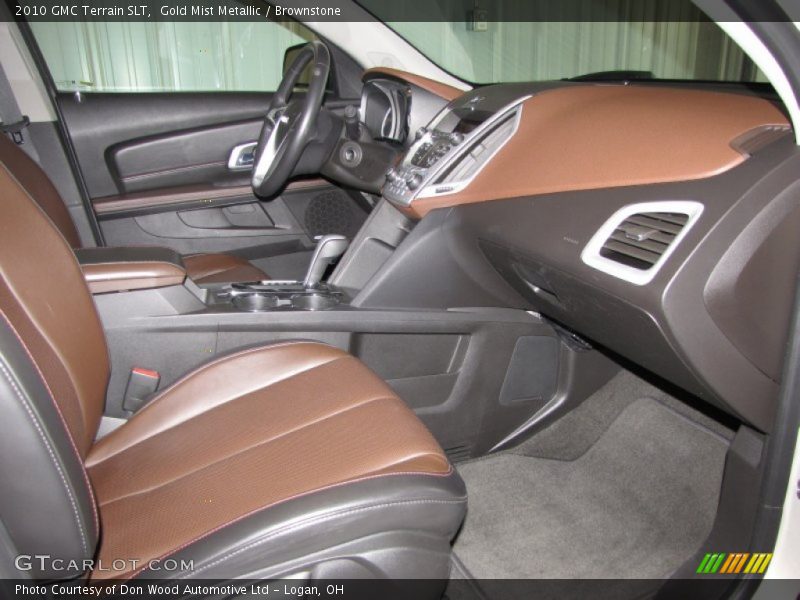 Gold Mist Metallic / Brownstone 2010 GMC Terrain SLT