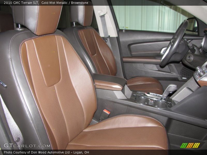 Gold Mist Metallic / Brownstone 2010 GMC Terrain SLT
