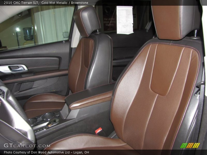 Gold Mist Metallic / Brownstone 2010 GMC Terrain SLT