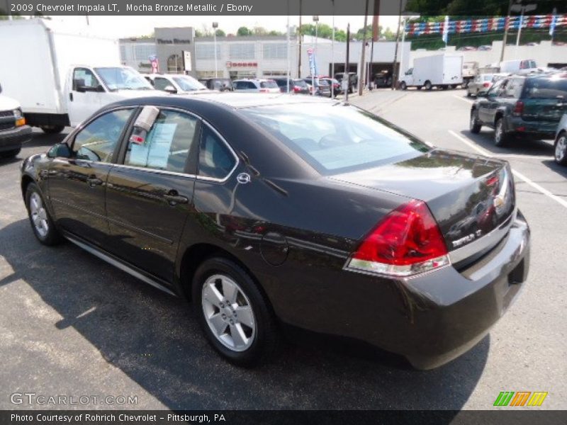 Mocha Bronze Metallic / Ebony 2009 Chevrolet Impala LT