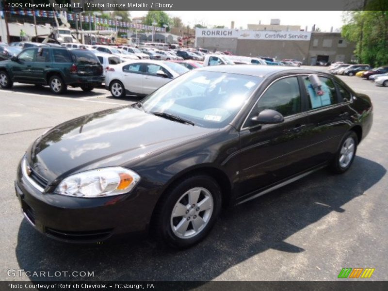 Mocha Bronze Metallic / Ebony 2009 Chevrolet Impala LT