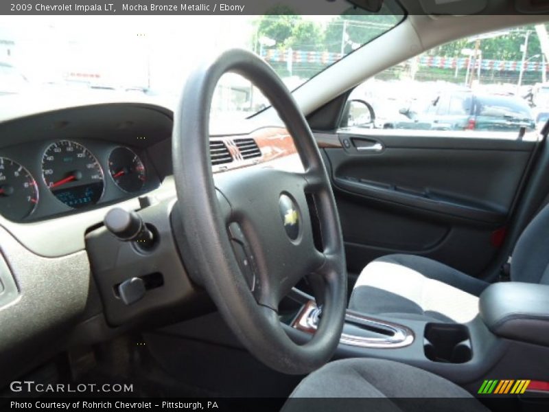 Mocha Bronze Metallic / Ebony 2009 Chevrolet Impala LT