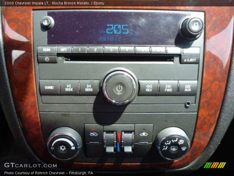 Mocha Bronze Metallic / Ebony 2009 Chevrolet Impala LT