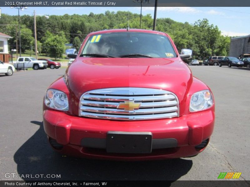 Crystal Red Metallic Tintcoat / Gray 2011 Chevrolet HHR LT