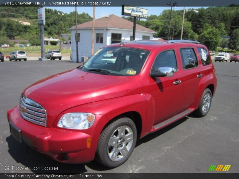 Crystal Red Metallic Tintcoat / Gray 2011 Chevrolet HHR LT