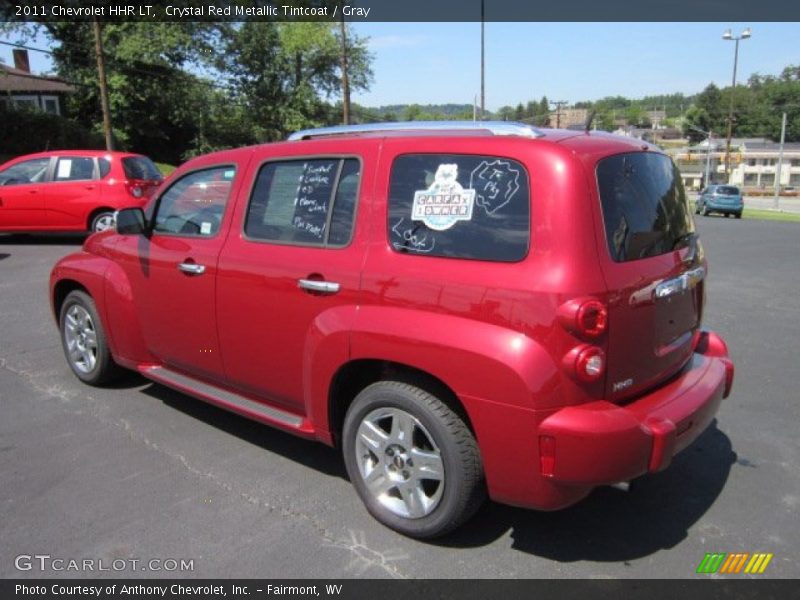 Crystal Red Metallic Tintcoat / Gray 2011 Chevrolet HHR LT