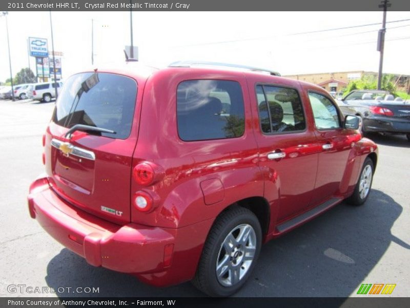 Crystal Red Metallic Tintcoat / Gray 2011 Chevrolet HHR LT