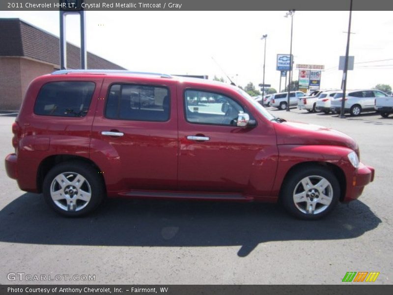 Crystal Red Metallic Tintcoat / Gray 2011 Chevrolet HHR LT