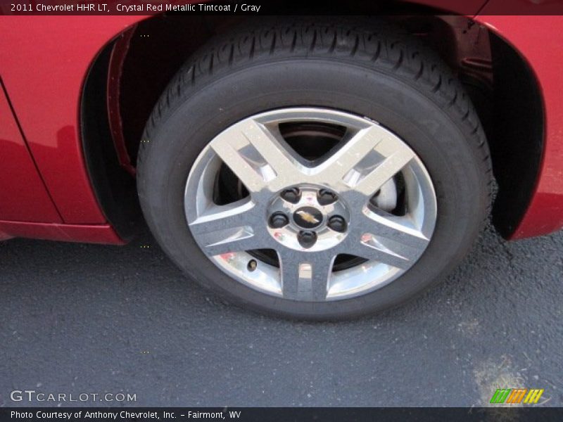 Crystal Red Metallic Tintcoat / Gray 2011 Chevrolet HHR LT