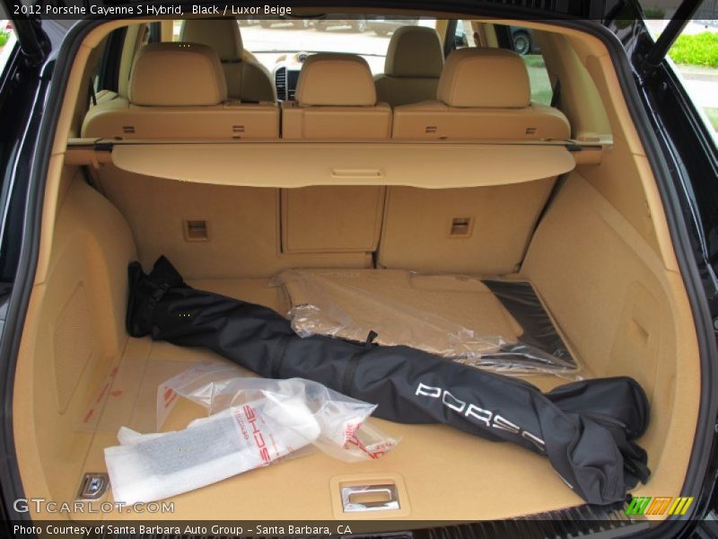 Black / Luxor Beige 2012 Porsche Cayenne S Hybrid