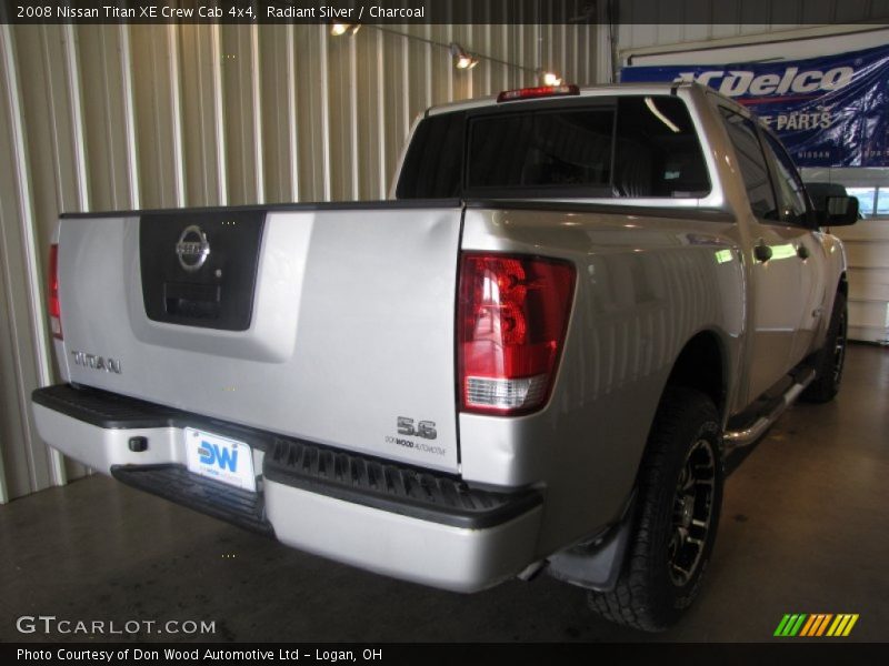 Radiant Silver / Charcoal 2008 Nissan Titan XE Crew Cab 4x4