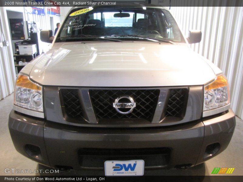 Radiant Silver / Charcoal 2008 Nissan Titan XE Crew Cab 4x4