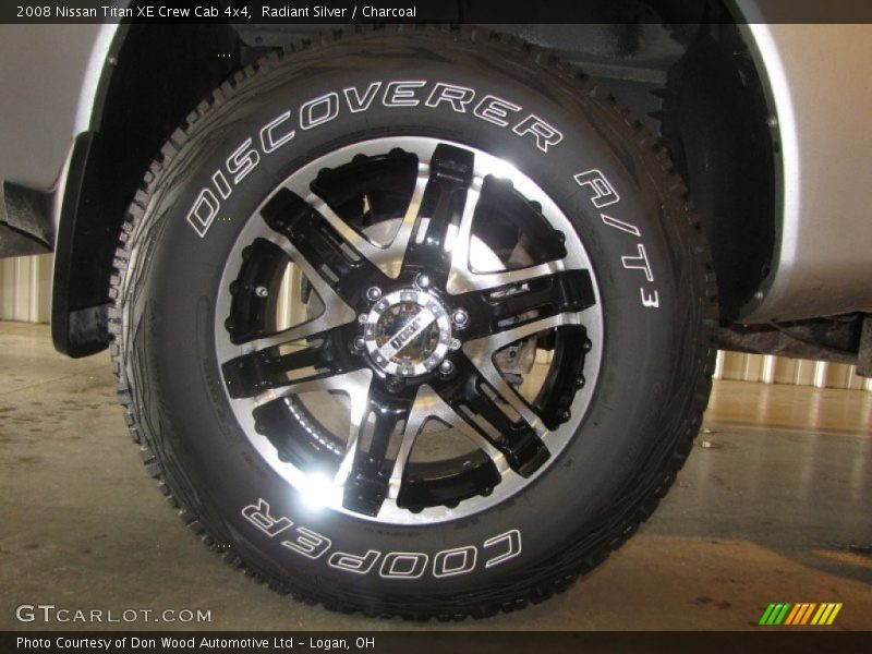 Radiant Silver / Charcoal 2008 Nissan Titan XE Crew Cab 4x4