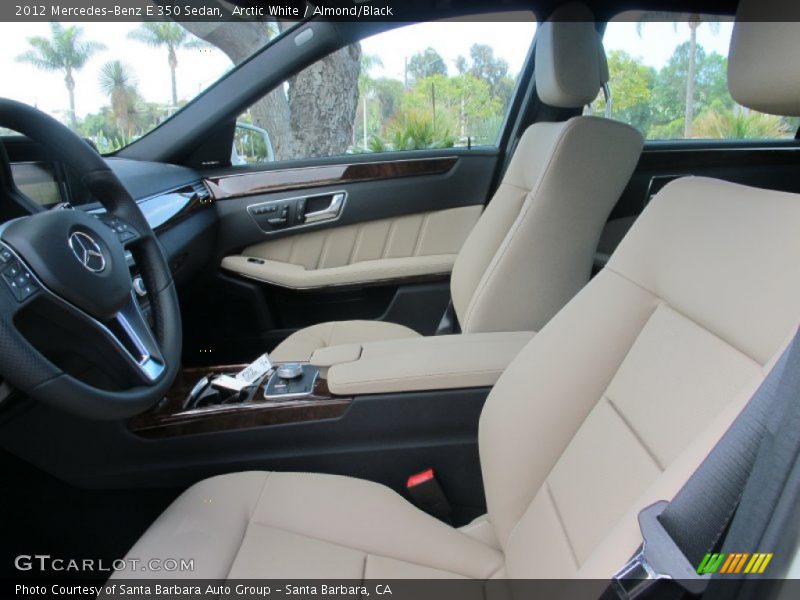 Arctic White / Almond/Black 2012 Mercedes-Benz E 350 Sedan
