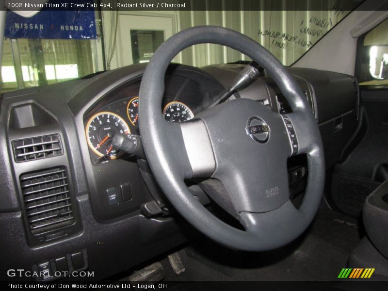 Radiant Silver / Charcoal 2008 Nissan Titan XE Crew Cab 4x4