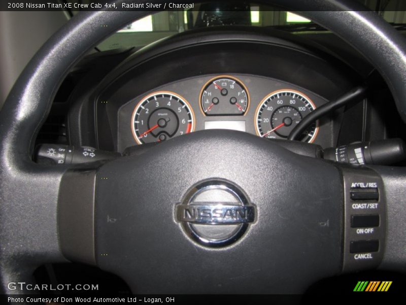 Radiant Silver / Charcoal 2008 Nissan Titan XE Crew Cab 4x4