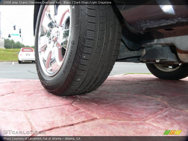 Black / Dark Khaki/Light Graystone 2008 Jeep Grand Cherokee Overland 4x4