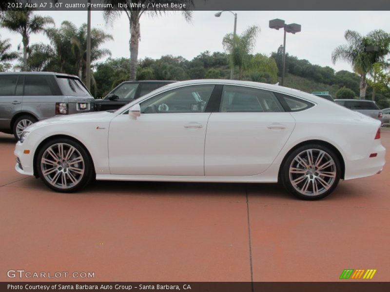 Ibis White / Velvet Beige 2012 Audi A7 3.0T quattro Premium