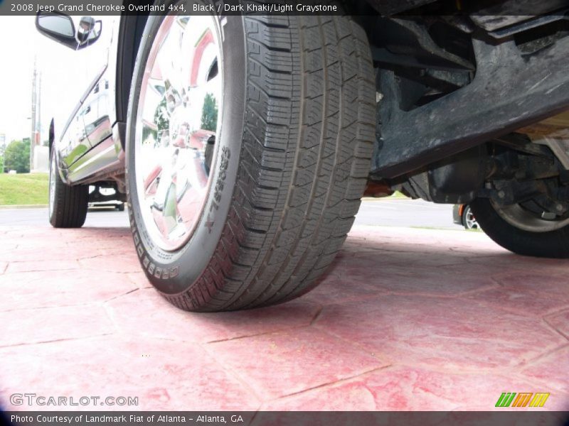 Black / Dark Khaki/Light Graystone 2008 Jeep Grand Cherokee Overland 4x4