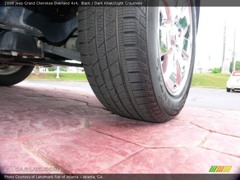 Black / Dark Khaki/Light Graystone 2008 Jeep Grand Cherokee Overland 4x4