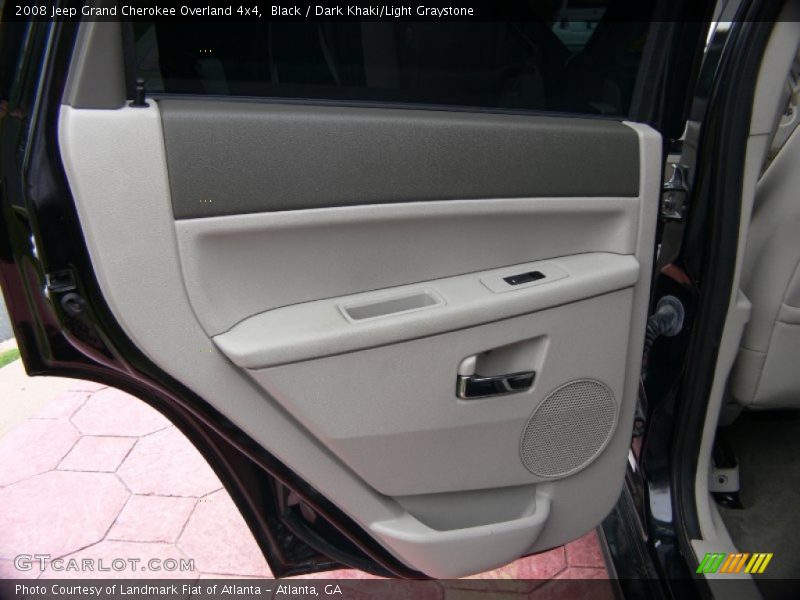 Black / Dark Khaki/Light Graystone 2008 Jeep Grand Cherokee Overland 4x4