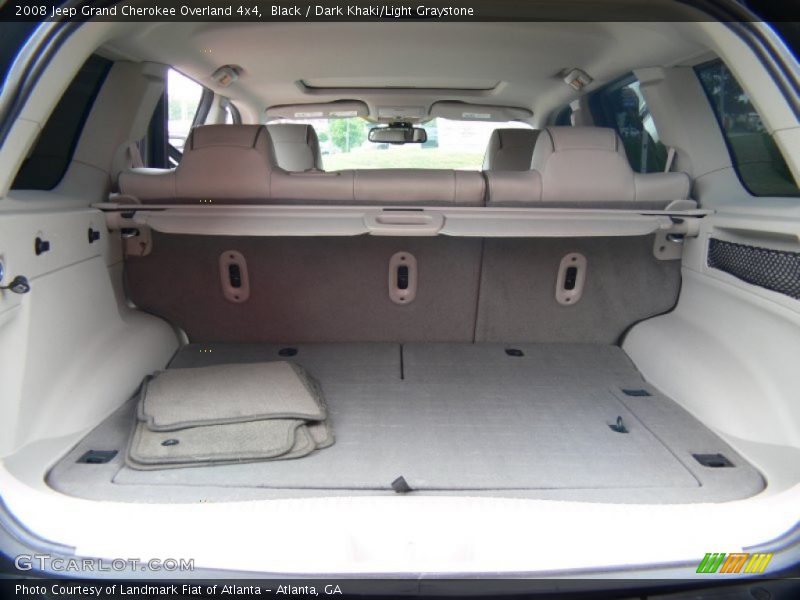 Black / Dark Khaki/Light Graystone 2008 Jeep Grand Cherokee Overland 4x4