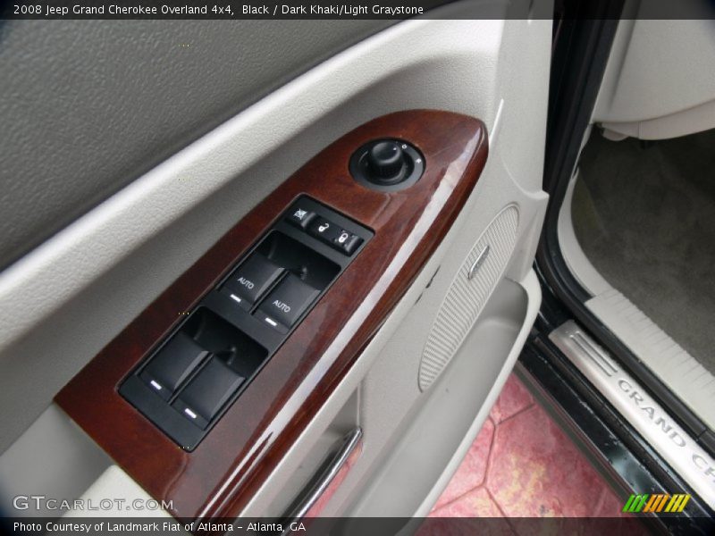 Black / Dark Khaki/Light Graystone 2008 Jeep Grand Cherokee Overland 4x4