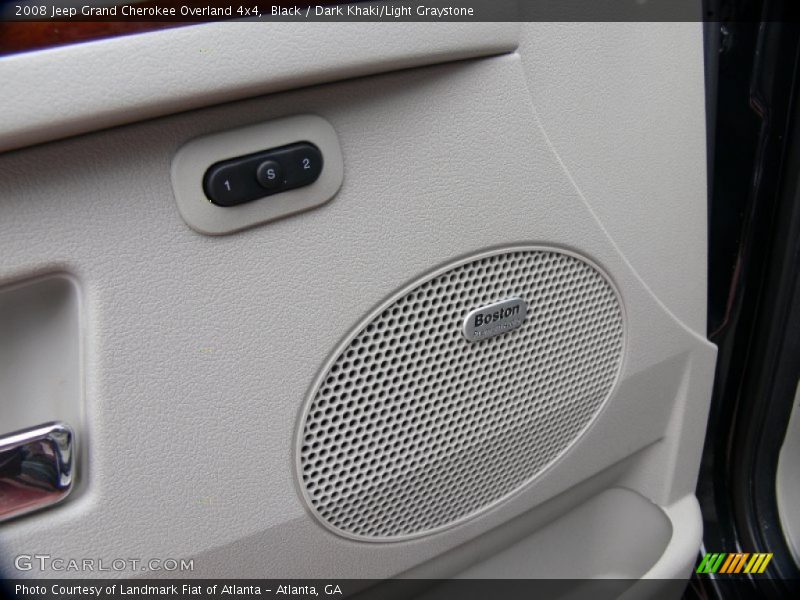 Black / Dark Khaki/Light Graystone 2008 Jeep Grand Cherokee Overland 4x4