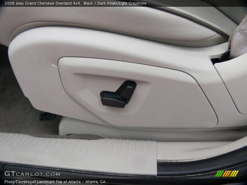 Black / Dark Khaki/Light Graystone 2008 Jeep Grand Cherokee Overland 4x4