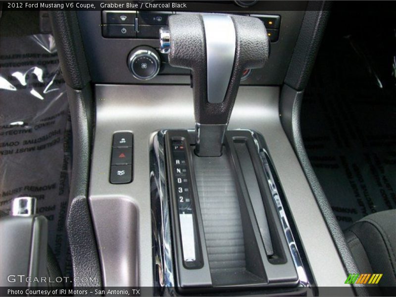 Grabber Blue / Charcoal Black 2012 Ford Mustang V6 Coupe