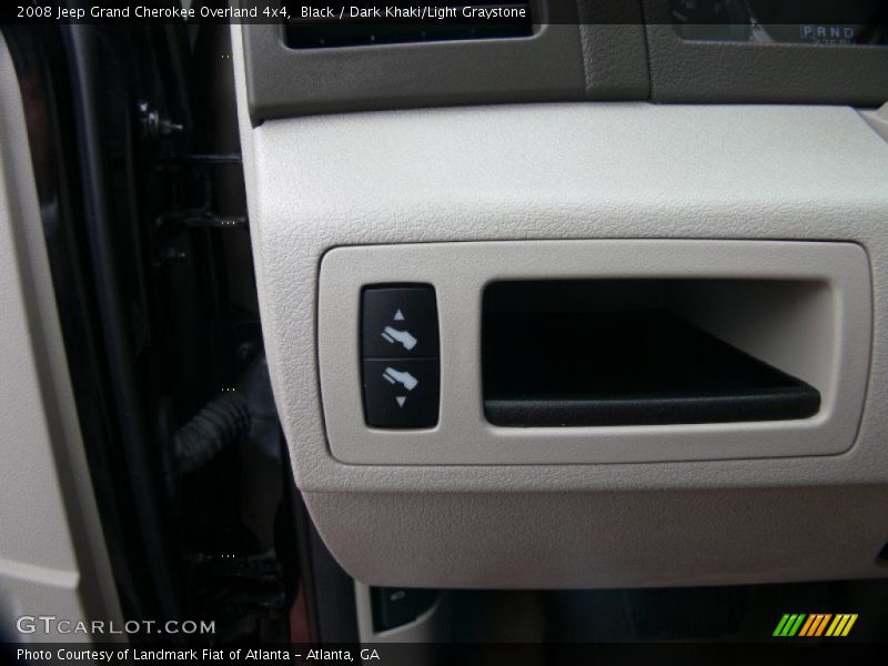 Black / Dark Khaki/Light Graystone 2008 Jeep Grand Cherokee Overland 4x4