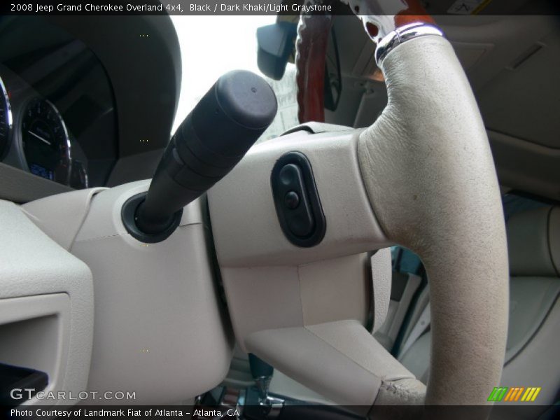 Black / Dark Khaki/Light Graystone 2008 Jeep Grand Cherokee Overland 4x4