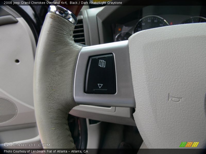 Black / Dark Khaki/Light Graystone 2008 Jeep Grand Cherokee Overland 4x4