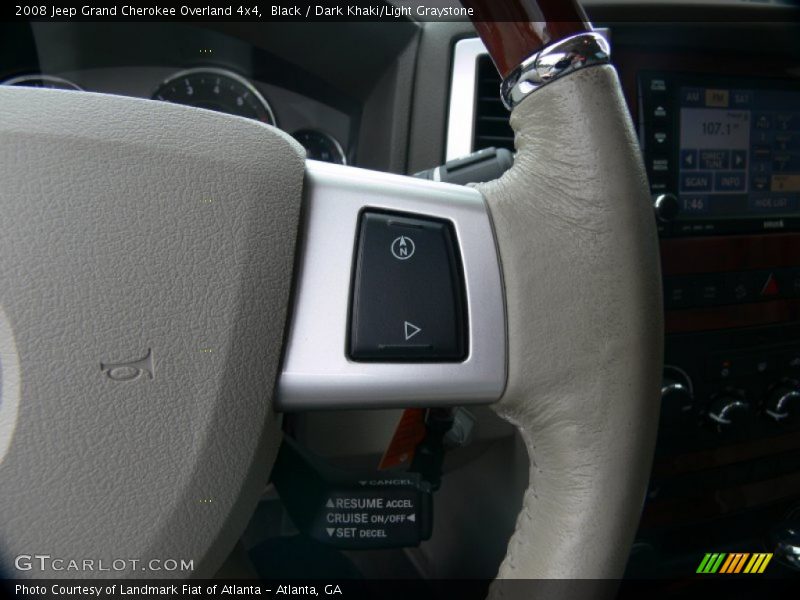 Black / Dark Khaki/Light Graystone 2008 Jeep Grand Cherokee Overland 4x4