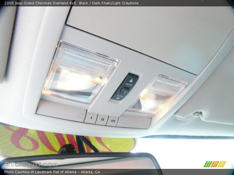 Black / Dark Khaki/Light Graystone 2008 Jeep Grand Cherokee Overland 4x4