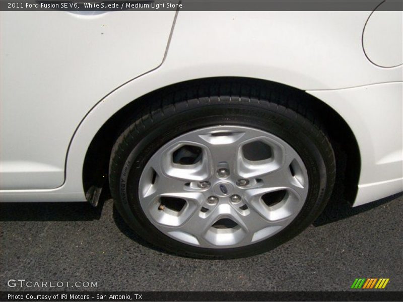 White Suede / Medium Light Stone 2011 Ford Fusion SE V6