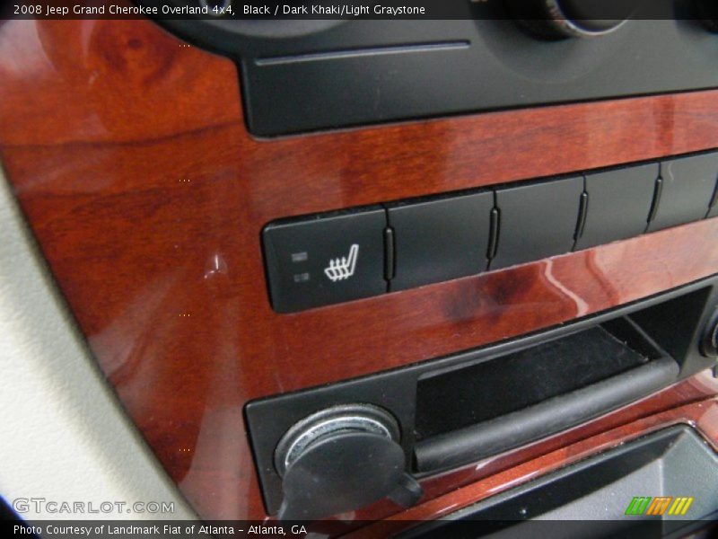 Black / Dark Khaki/Light Graystone 2008 Jeep Grand Cherokee Overland 4x4