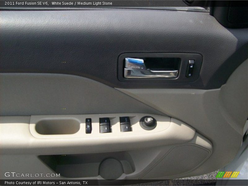 White Suede / Medium Light Stone 2011 Ford Fusion SE V6
